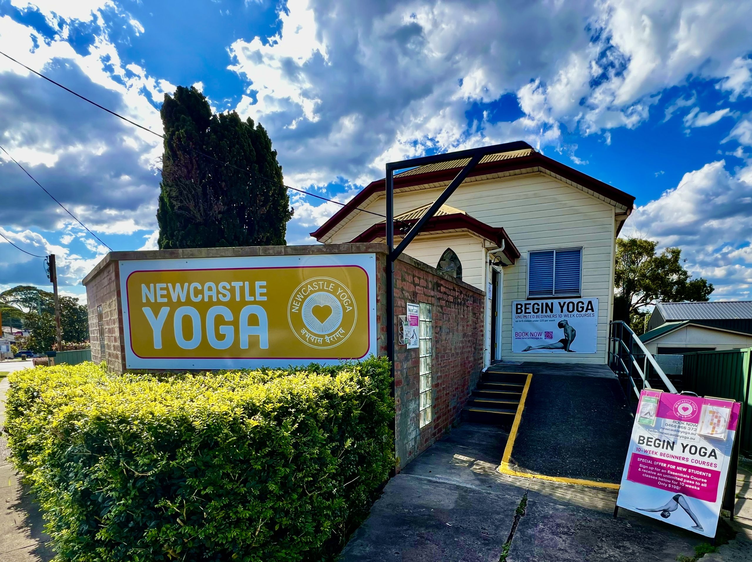 Interior image of our new studio - Newcastle Yoga 2024